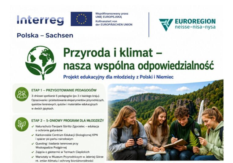 Młodzież polsko-niemiecka w ramach projektu bada przyrodę i klimat w górach